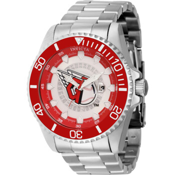MLB Cleveland Guardians Quartz White Dial Watch