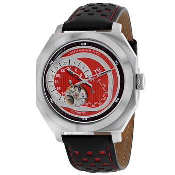 Machina Automatic Red Dial Watch CV0561