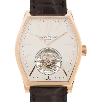 Malte Tourbillon 18kt Rose Gold Brown Leather Watch 30130000R9754