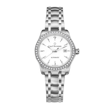 Manero Automatic Diamond Silver Dial Watch 00.10911.08.23.31