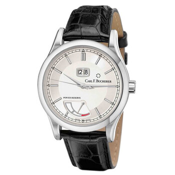 Manero BigDate Power Silver Dial Watch 00.10905.08.13.01