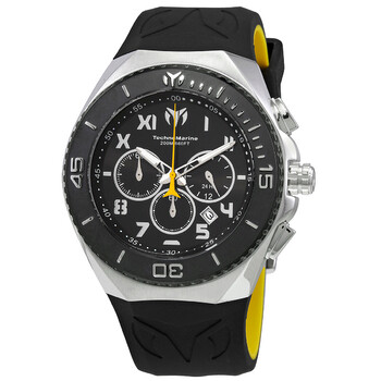 Manta Chronograph Quartz Black Dial Watch TM215068