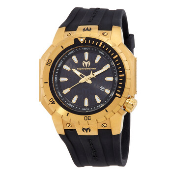Manta Sea Quartz Black Dial Watch TM224011