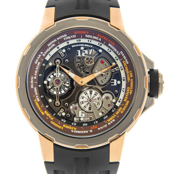 Manual Winding Tourbillon Worldtimer Hand Wind Watch RM5801