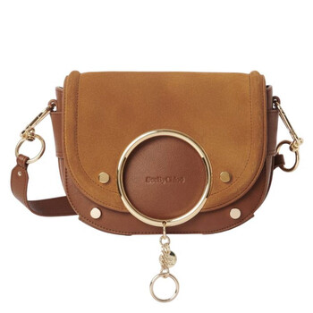 Mara Suede and Cowhide Crossbody Bag