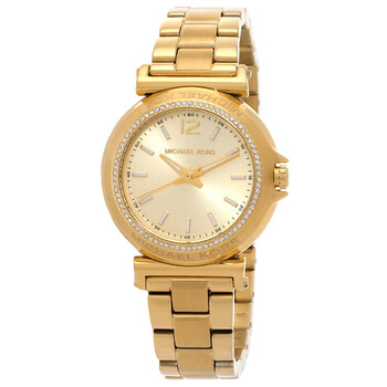 Maren Quartz Gold Dial Watch MK7516