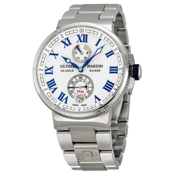 Marine Chronometer White Dial Stainless Steel Watch 11831267M40