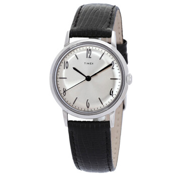 Marlin Hand Wind Silver Dial Watch TW2R47900