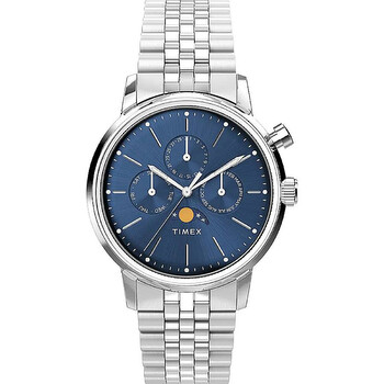 Marlin Quartz Moon Phase Blue Dial Watch TW2W51300JR