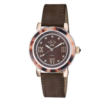 Marsala Tortoise Diamond Brown Dial Watch