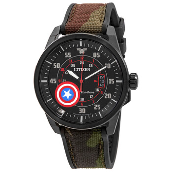 Marvel Captain America Grey Dial Watch AW136705W