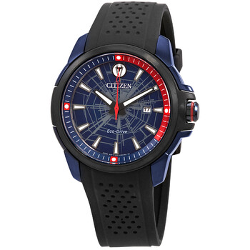 Marvel SpiderMan Blue Dial Watch AW115601W