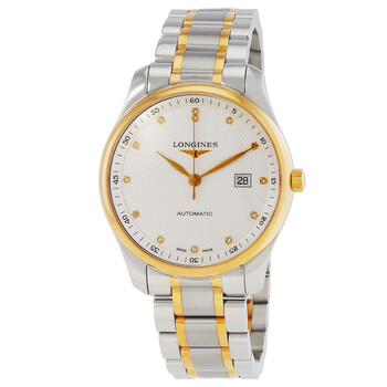 Master Automatic Diamond Silver Dial Watch L2.893.5.97.7