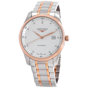 Master Collection Automatic Diamond Silver Dial Watch L2.893.5.77.7