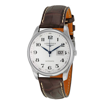Master Collection Automatic Silver Dial Brown Leather Watch L2.648.4.78.3