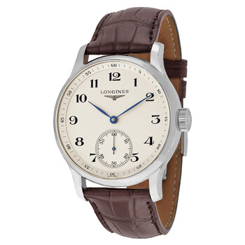 Master Collection Silver Dial Brown Leather Watch L2.640.4.78.5