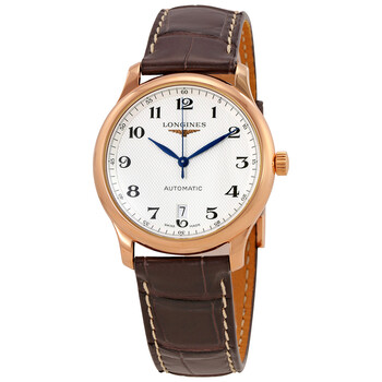 Master Silver Dial 18K Rose Gold Watch L2.628.8.78.5