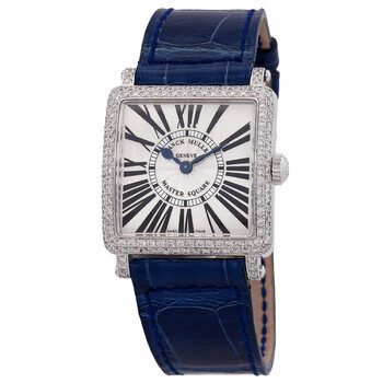 Master Square Quartz Diamond Silver Dial Watch 6002 S QZ D OG