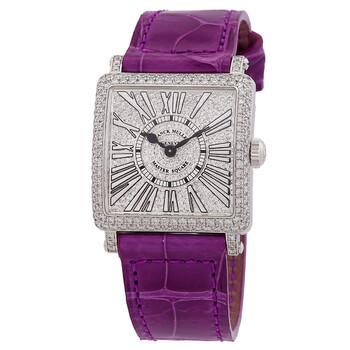 Master Square Relief Quartz Diamond Watch 6002 S QZ R D CD OG