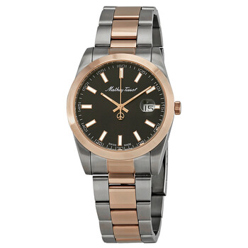 Mathey I Quartz Black Dial Watch H450RN