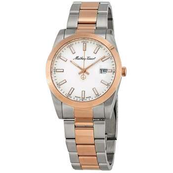 Mathey I Quartz White Dial Watch H450RA