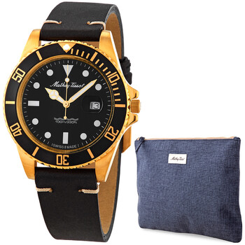 Mathey Vintage Quartz Black Dial Watch H9010PLN