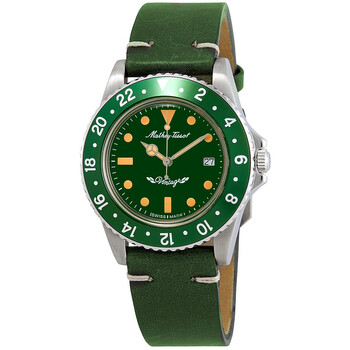 Mathey Vintage Quartz Green Dial Watch H900ALV