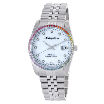 Mathy Rainbow White Dial Watch H809AQI