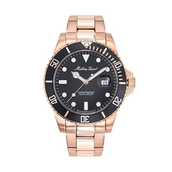 Mathy Vintage Quartz 42mm Black Dial Watch H9010PRN