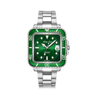 Mathy Vintage Square Quartz Green Dial Watch H902QAV
