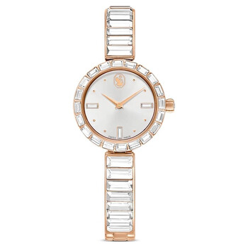 Matrix Bangle Quartz Crystal Silver Dial Watch
