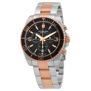 Maverick Chronograph Quartz Black Dial Watch