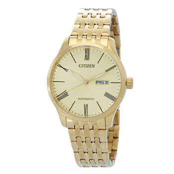 Mechanical Automatic Goldtone Stainless Steel Watch NH835253P