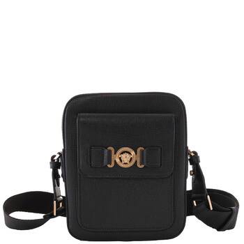 Medusa Biggie Leather Crossbody Bag