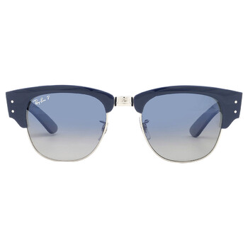Mega Clubmaster Blue Gradient Square Sunglasses RB0316S 136678
