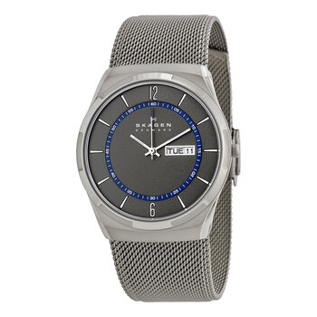 Melbye Grey Dial Stainless Steel Mesh Watch SKW6078