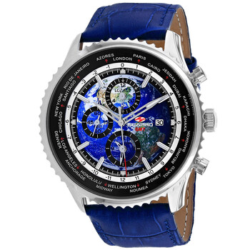Meridian World Timer GMT Blue Dial Watch SP7132