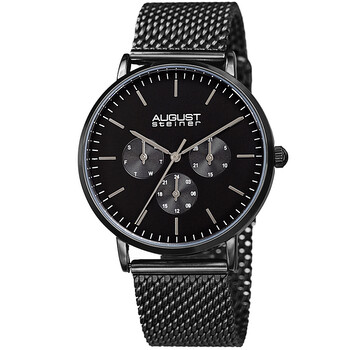 Mesh Bracelet Black Dial Watch AS8255BK