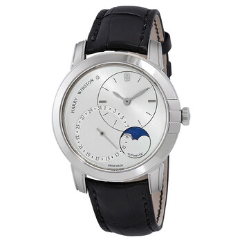 Midnight Silver Dial Automatic Moon Phase Watch MIDAMP42WW003