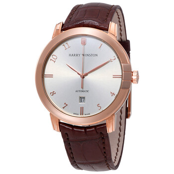 Midnight Silvertone Sunburst Dial Automatic Watch MIDAHD42RR002