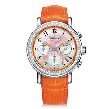 Mille Miglia Elton John Automatic Chronograph Coral Mother of Pearl Watch