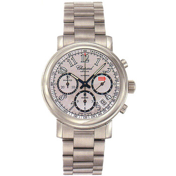 Mille Miglia Steel Silver Chronograph Watch