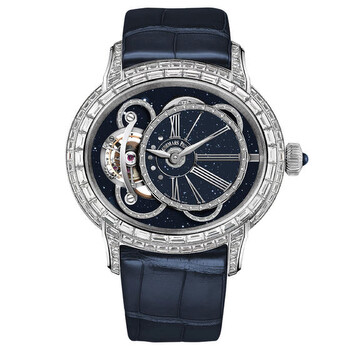Millenary Tourbillon Blue Aventurine Dial Hand Wind Diamond Watch 26381BC.ZZ.D312CR.01