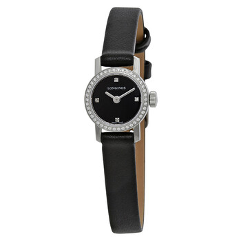 Mini Black Dial Diamond Watch L23030572