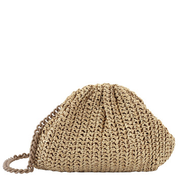 Mini Game Crochet Glow Clutch  Gold