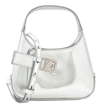 Mini Metallic Arch Shoulder Bag