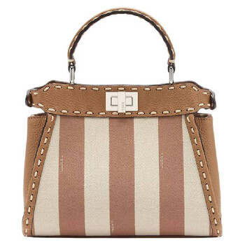 Mini Peekaboo Pequin Stripe Bag