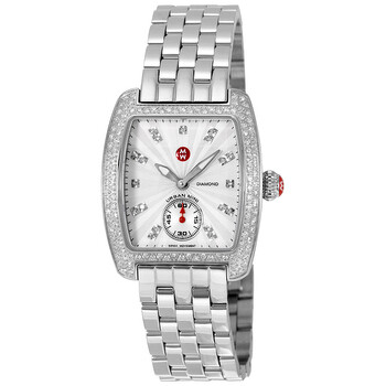 Mini Urban Silver Diamond Dial Watch MWW02A000508
