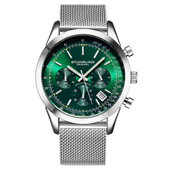 Monaco Chronograph Quartz Green Dial Watch M17172