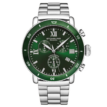 Monaco Chronograph Quartz Green Dial Watch M17995